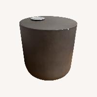 CB2 Gray Side Table 