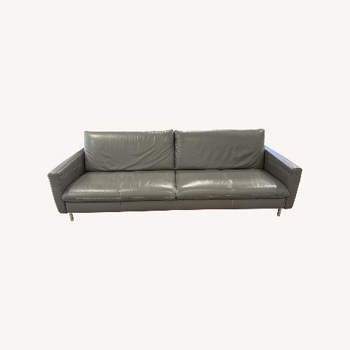 Used Natuzzi Editions Genuine Leather 3+ Seater Sofa for sale on AptDeco