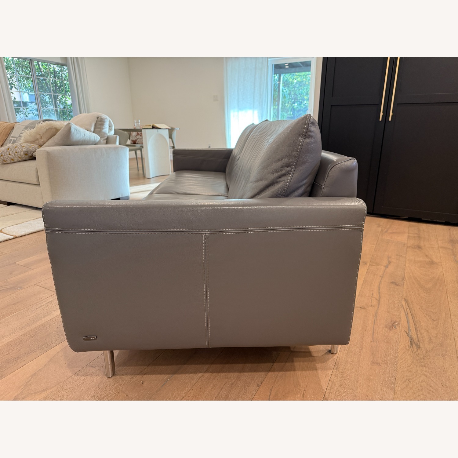 Natuzzi Editions Genuine Leather 3+ Seater Sofa - image-3