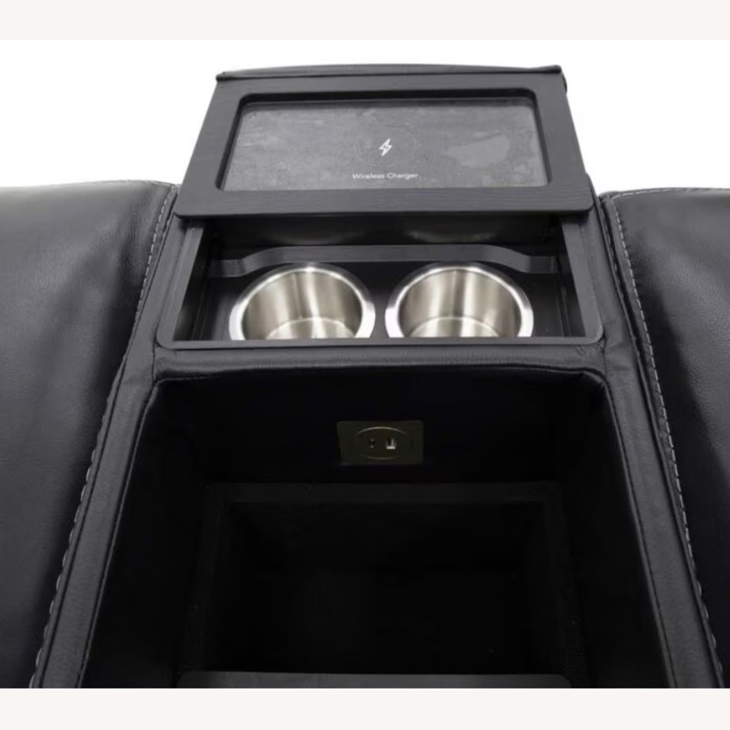 MotoMotion 6-Piece Leather Sectional - image-5