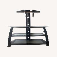 Black Glass Wall Unit