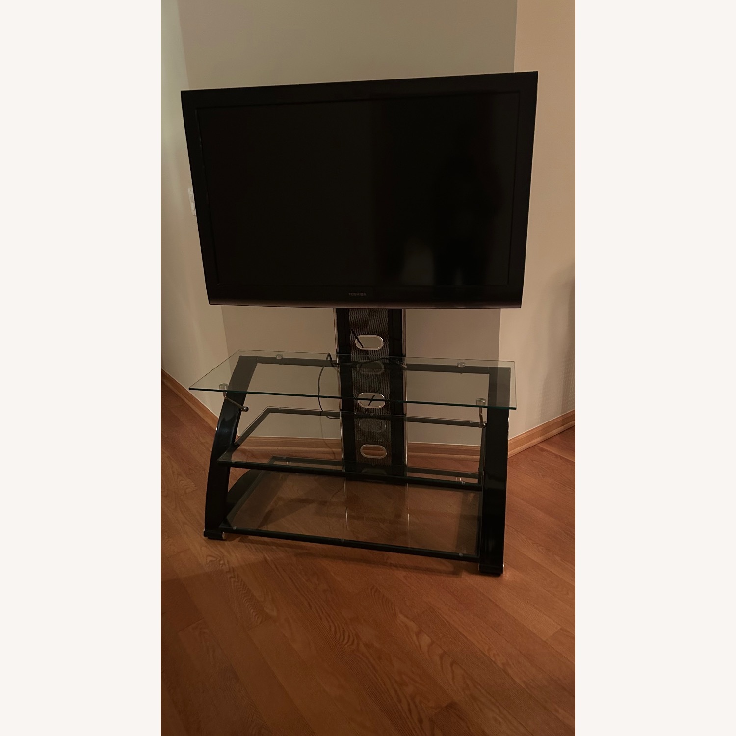 Black Glass Wall Unit - image-3