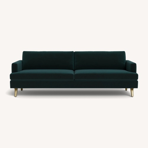 Used Albany Park Lido Green Sofa for sale on AptDeco