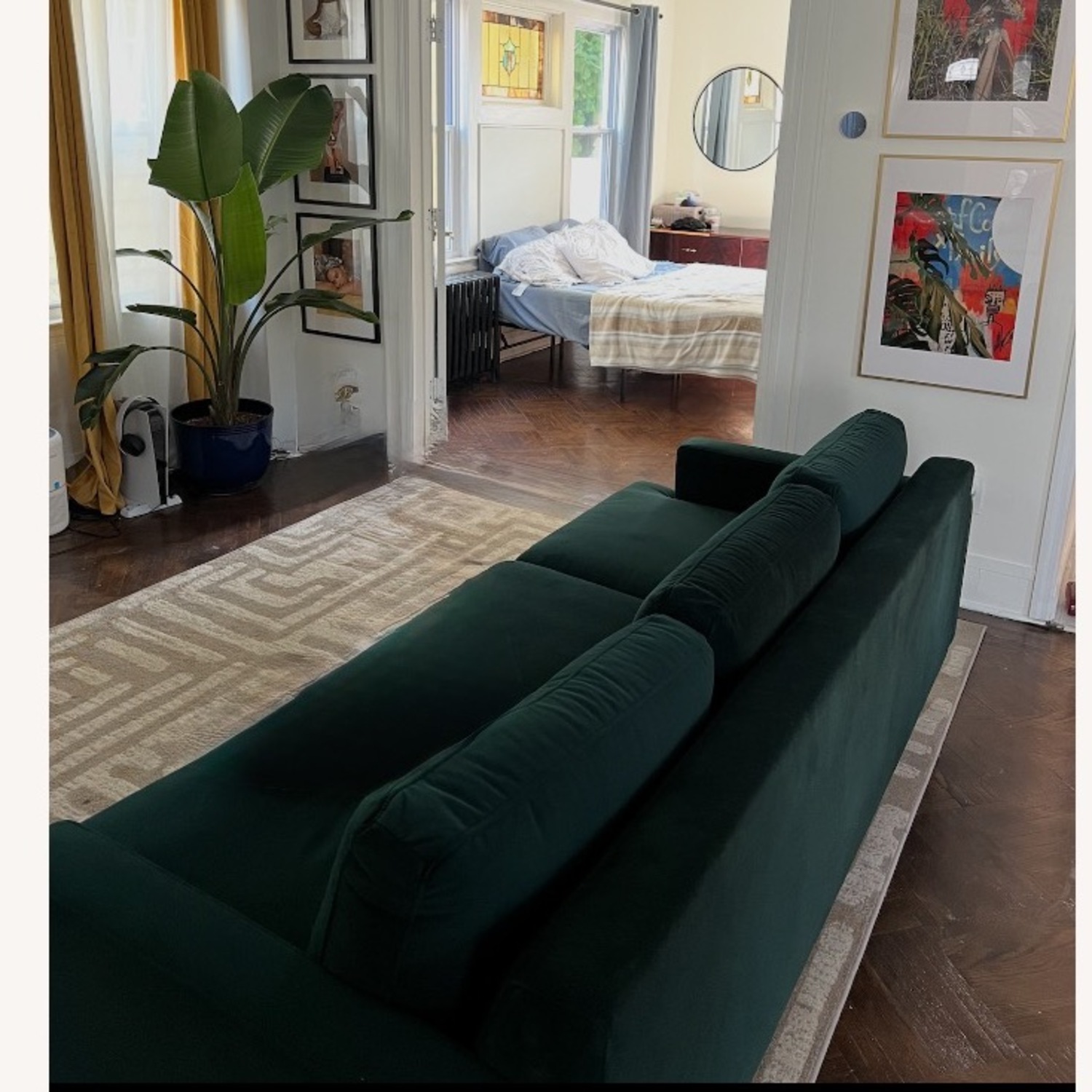 Albany Park Lido Green Sofa - image-3