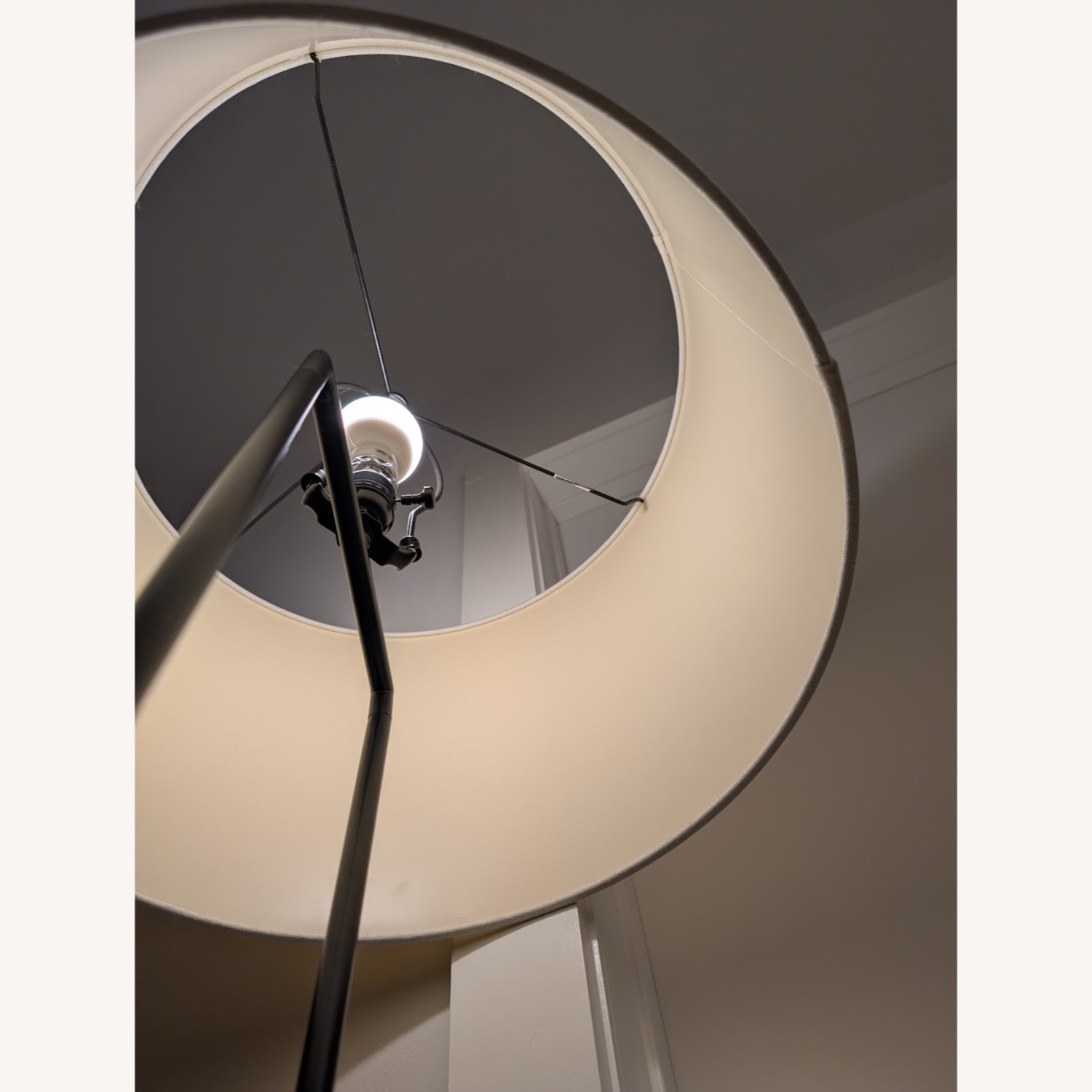 West Elm Industrial Floor Lamp Concrete Base 67" - image-3