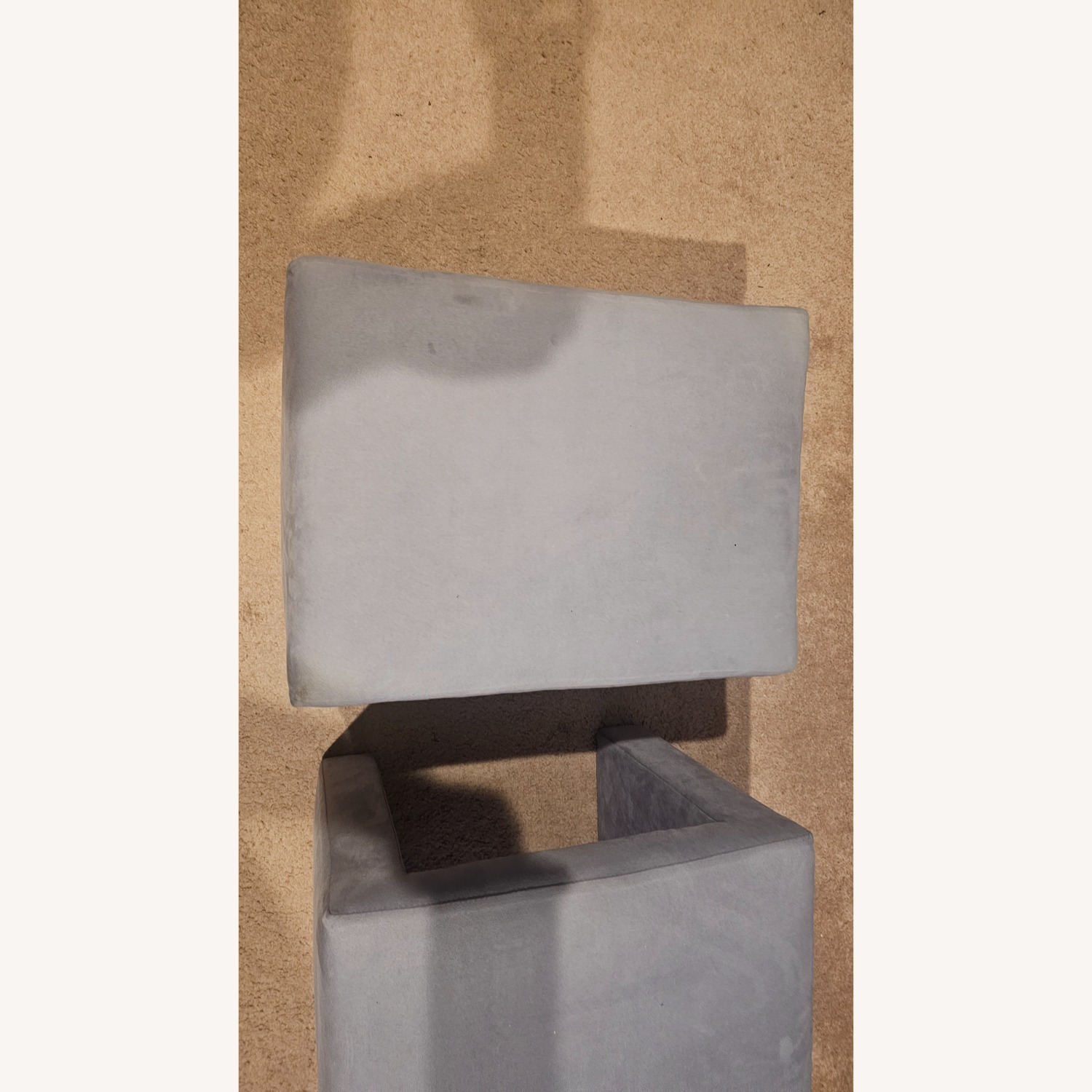 Purple Suede Side Tables - image-4