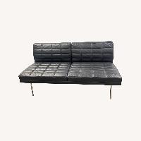 Herman Miller Geiger Tuxedo Leather Sofa 