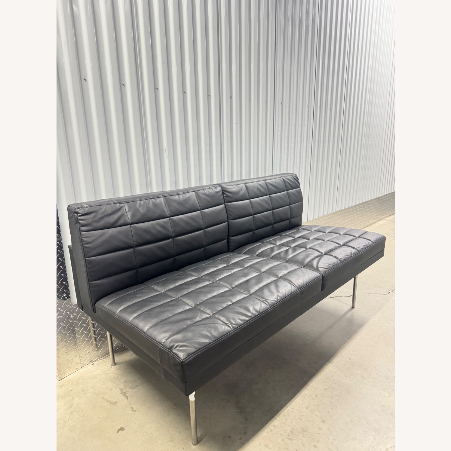 Herman Miller Geiger Tuxedo Leather Sofa  - image-2