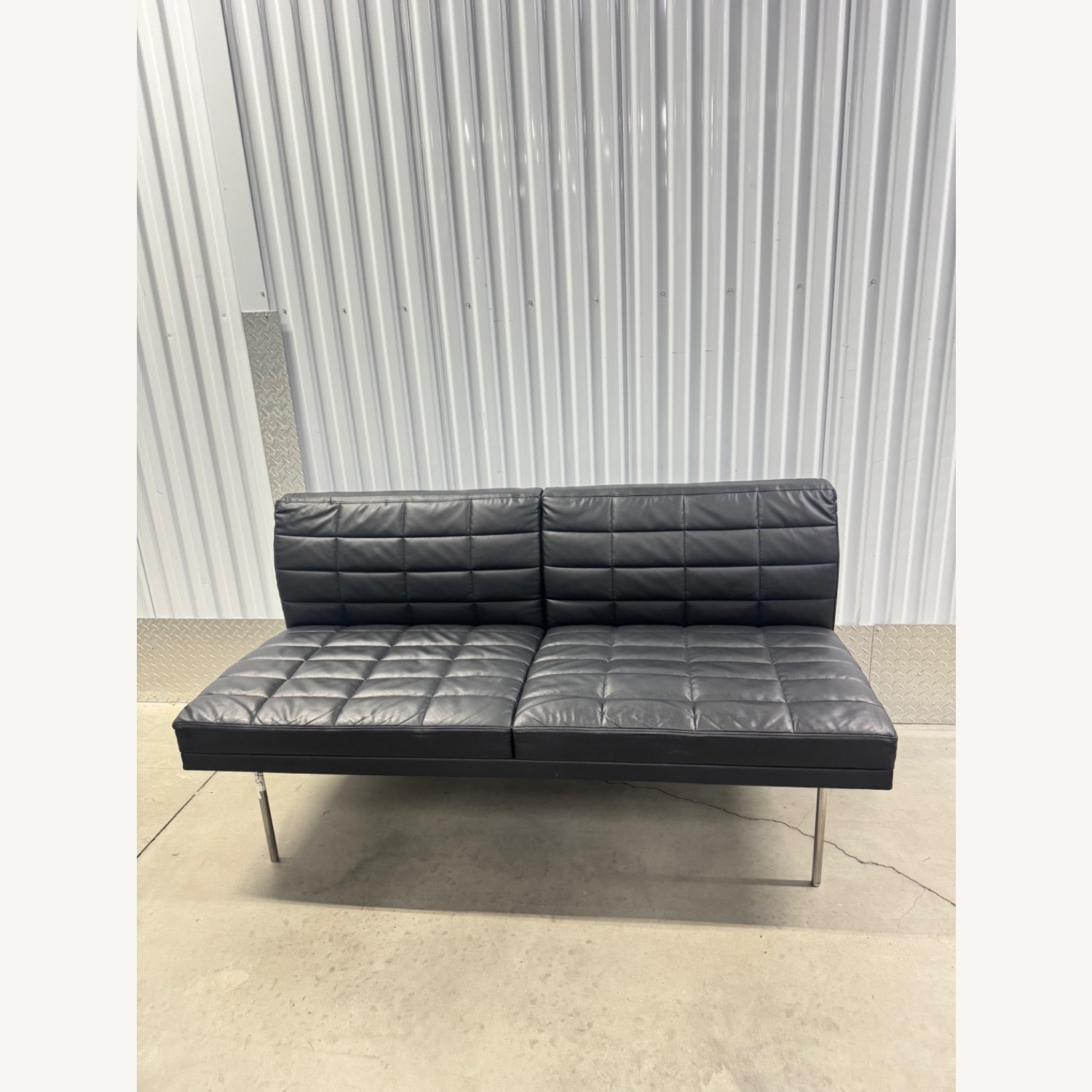 Herman Miller Geiger Tuxedo Leather Sofa  - image-3