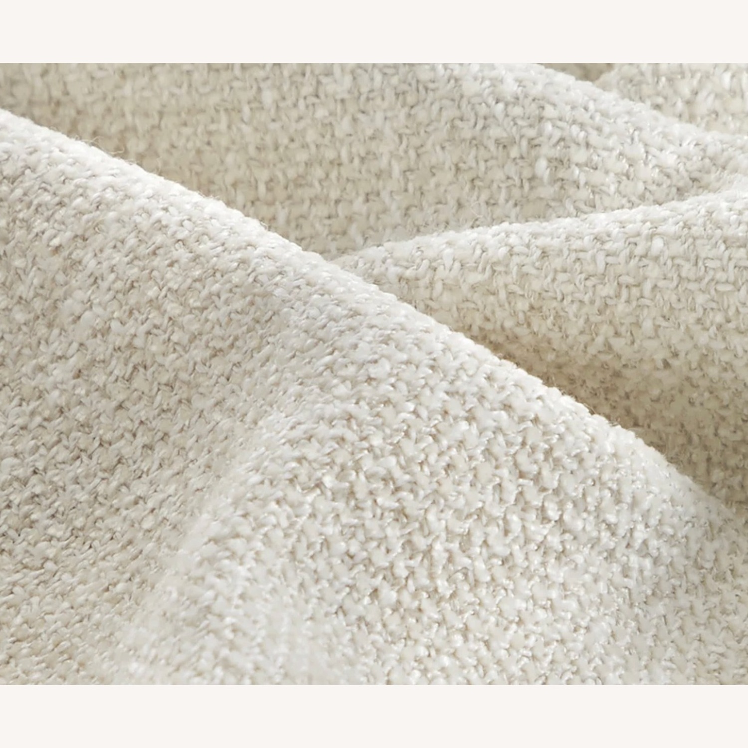 Wayfair Gracie Oaks White Linen 3+ Seater Sofa - image-7