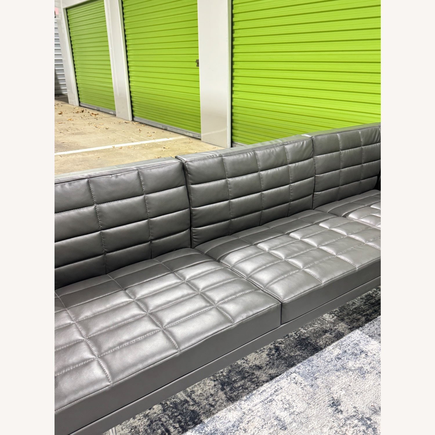 Herman Miller Geiger Tuxedo Light Gray 2 Piece Sectional - image-5