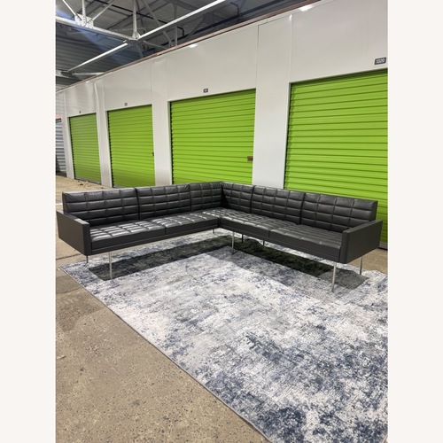 Used Herman Miller Geiger Tuxedo Light Gray 2 Piece Sectional for sale on AptDeco