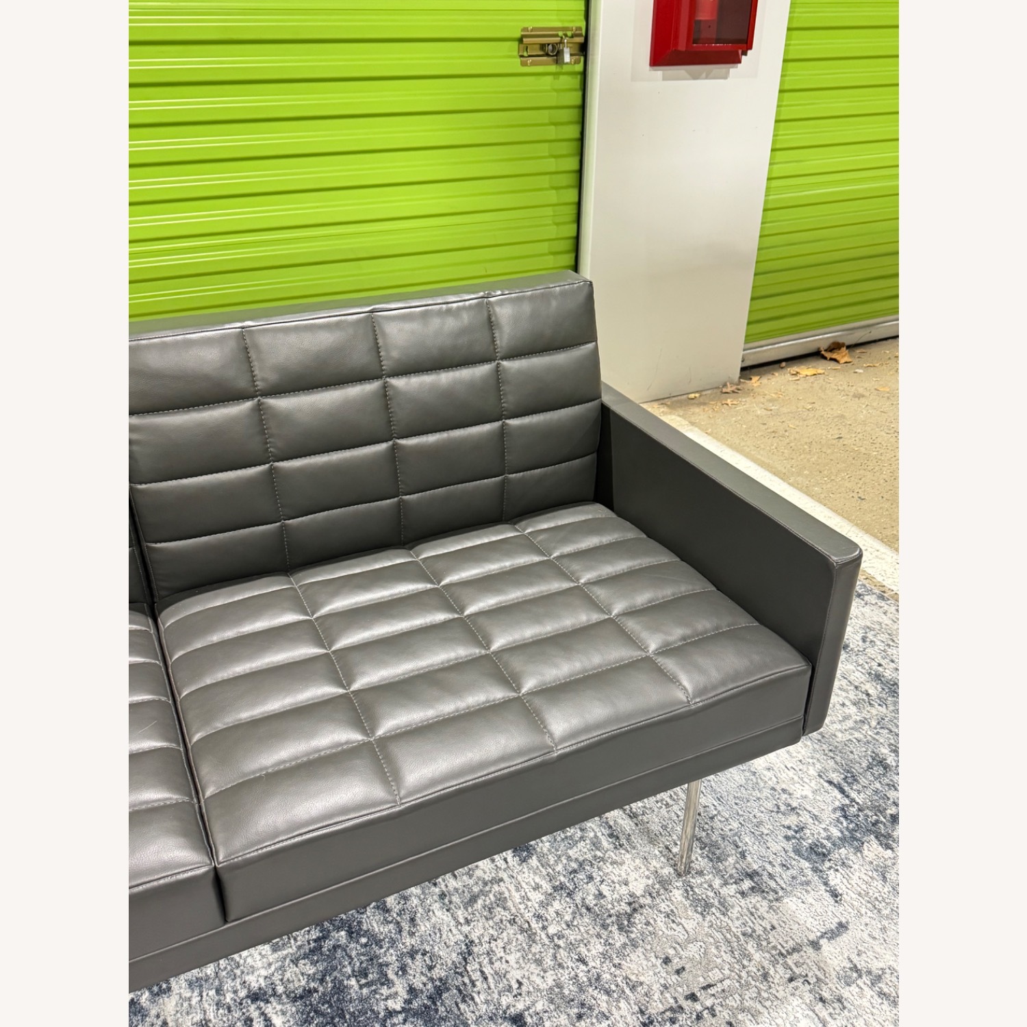 Herman Miller Geiger Tuxedo Light Gray 2 Piece Sectional - image-4