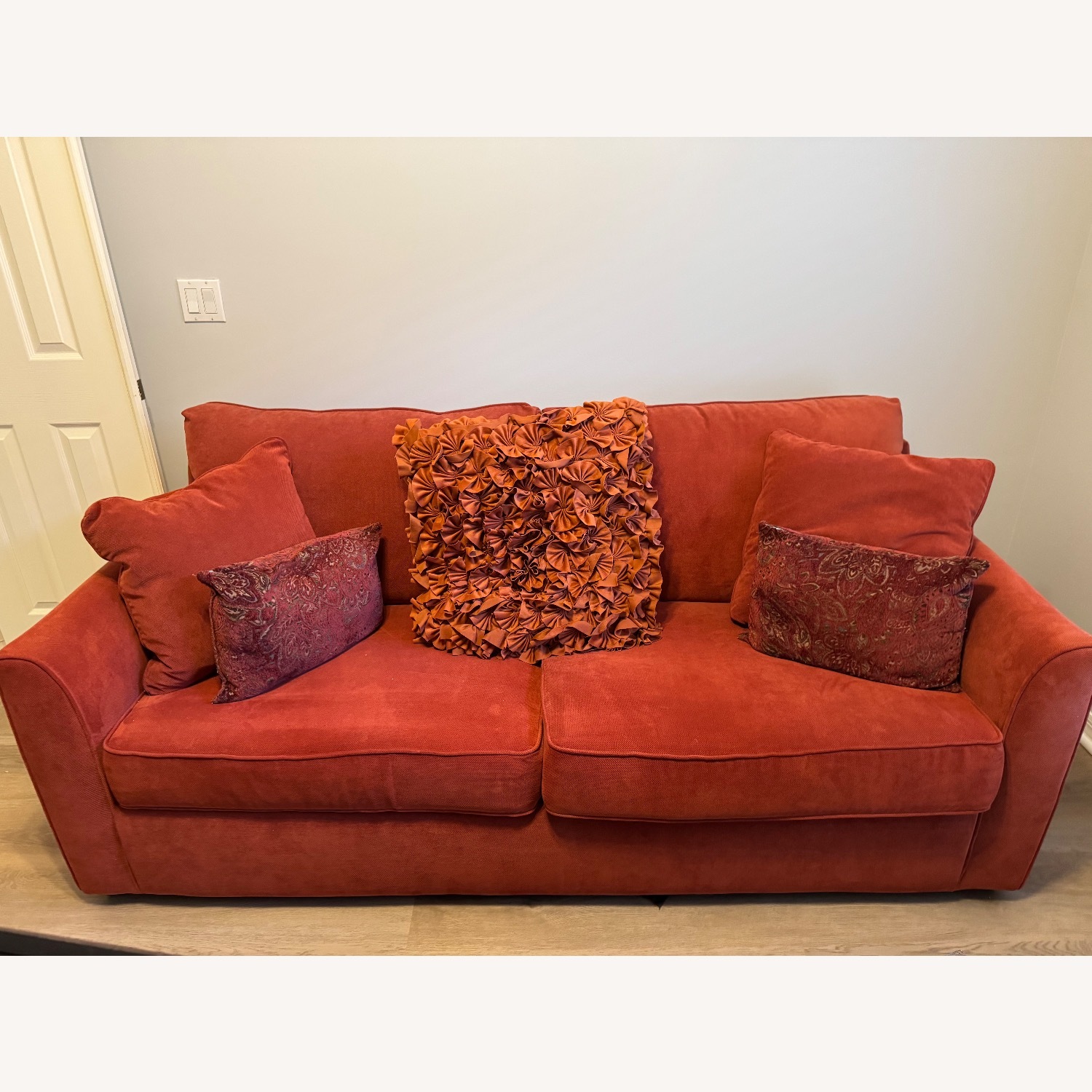 Wood Sleeper Sofa - image-1