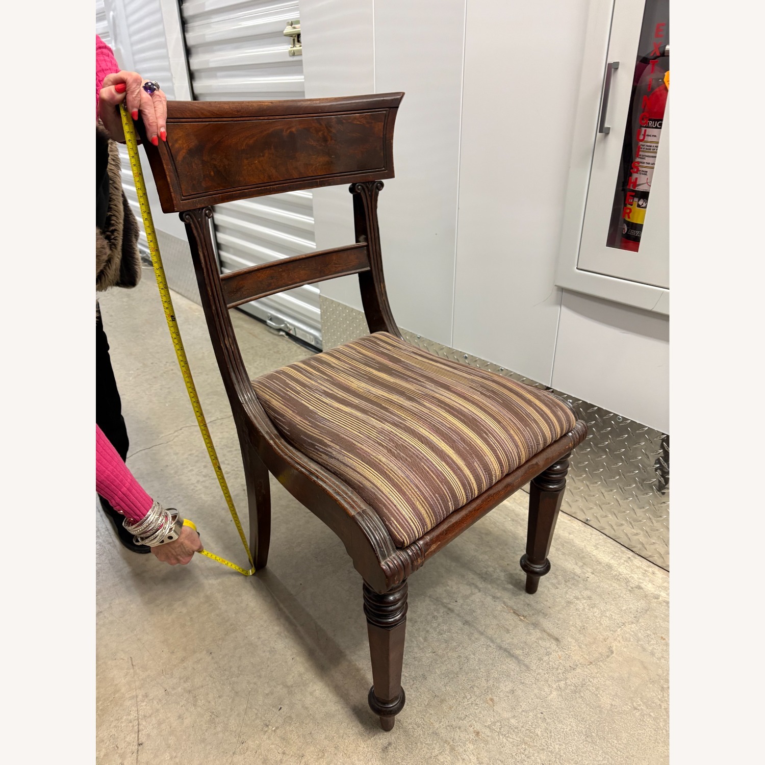 Set of 5 Empire Dining Chairs - image-9