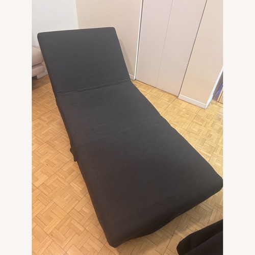 Used Dark Gray Fabric Armchair for sale on AptDeco