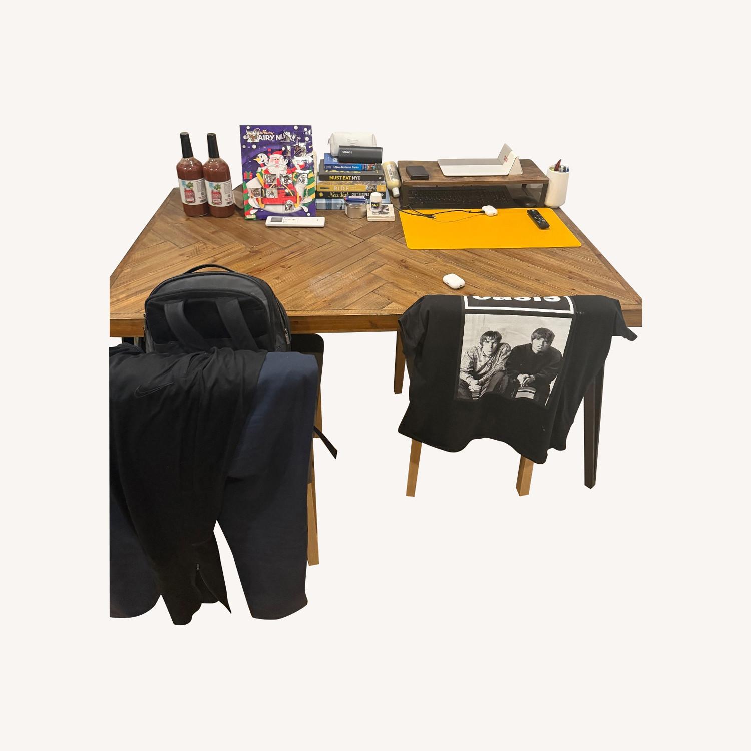 Wayfair Swanscombe Metal Base Dining Table - image-5