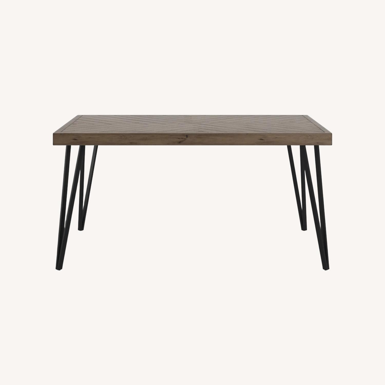 Wayfair Swanscombe Metal Base Dining Table - image-0