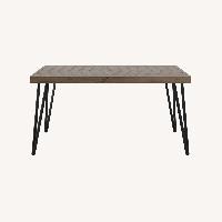 Wayfair Swanscombe Metal Base Dining Table
