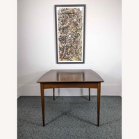 MCM American Walnut Console Dining Table Extensole