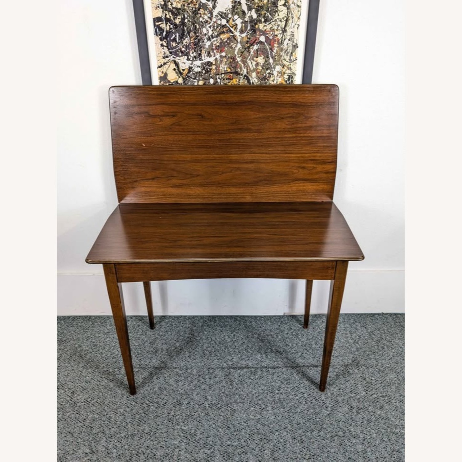 MCM American Walnut Console Dining Table Extensole - image-8