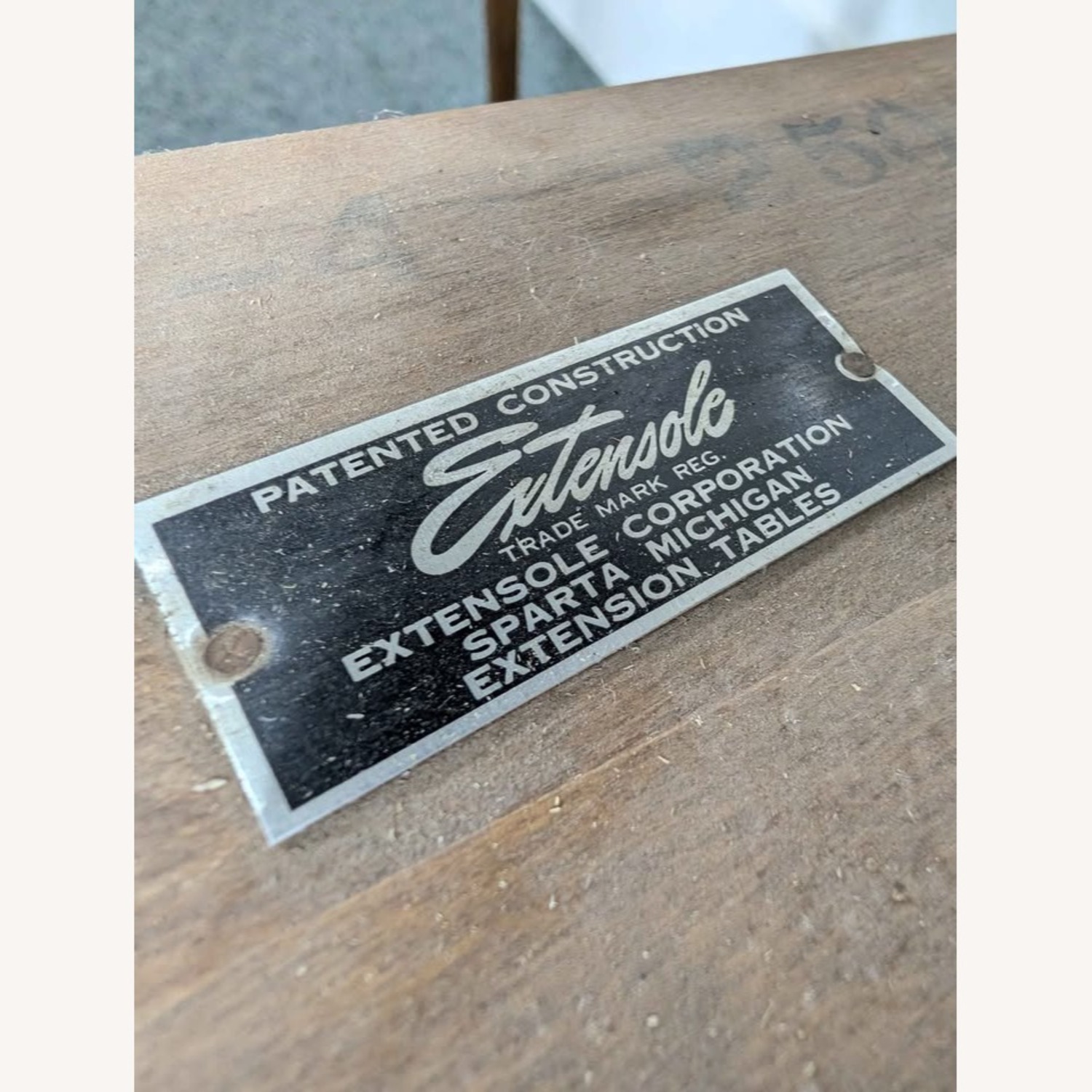 MCM American Walnut Console Dining Table Extensole - image-10