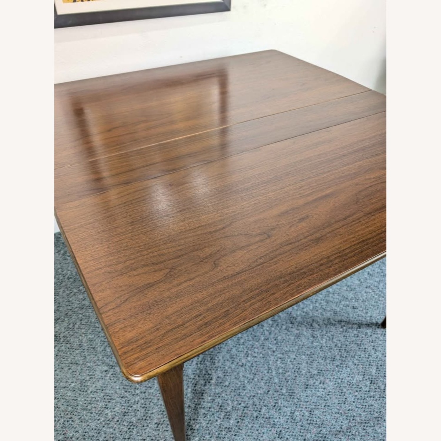 MCM American Walnut Console Dining Table Extensole - image-7