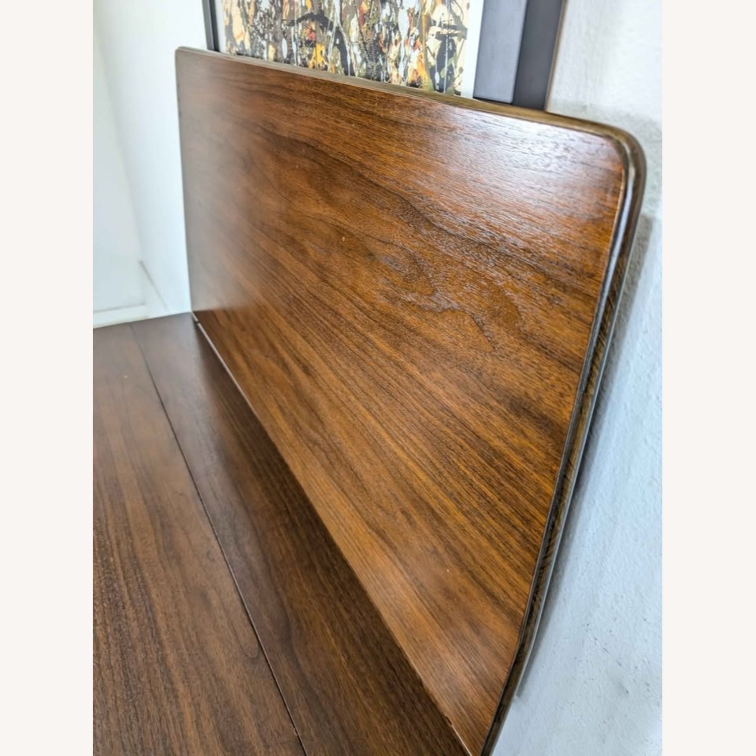 MCM American Walnut Console Dining Table Extensole - image-9