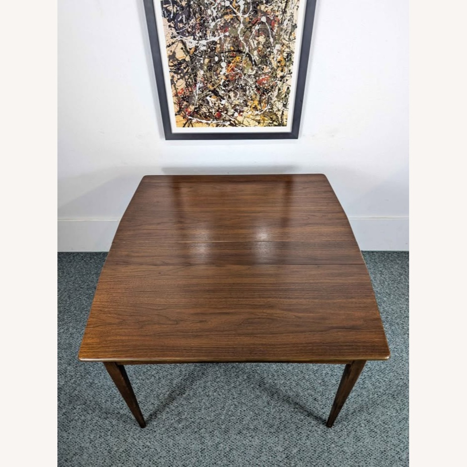 MCM American Walnut Console Dining Table Extensole - image-5