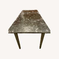 Vintage/Antique Light Gray Dining Table