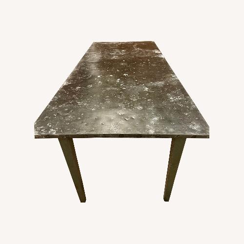 Used Vintage/Antique Light Gray Dining Table for sale on AptDeco