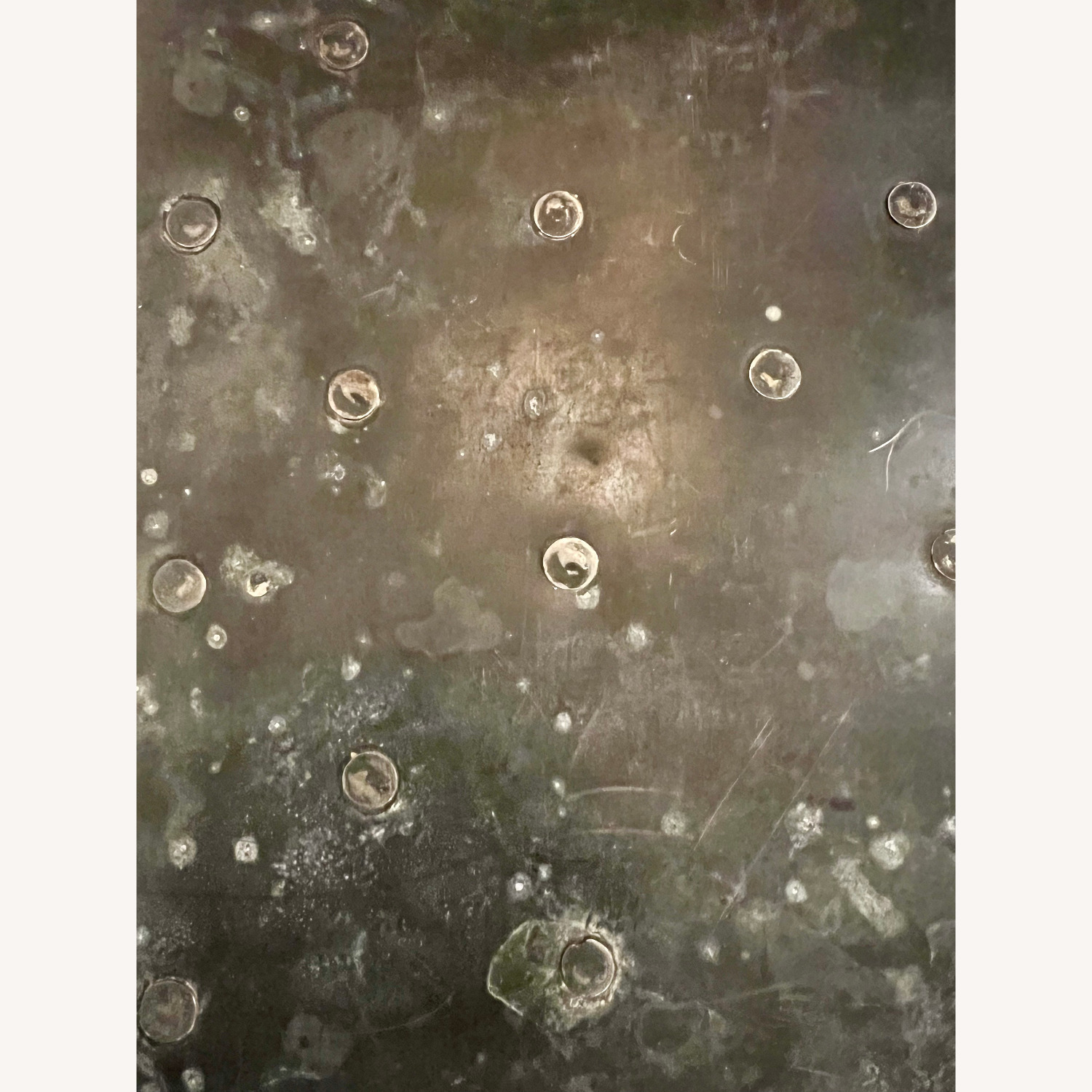 Vintage/Antique Light Gray Dining Table - image-4