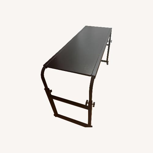 Used Black Wood Desk for sale on AptDeco