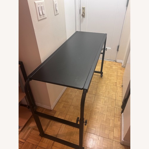 Used Black Wood Desk for sale on AptDeco