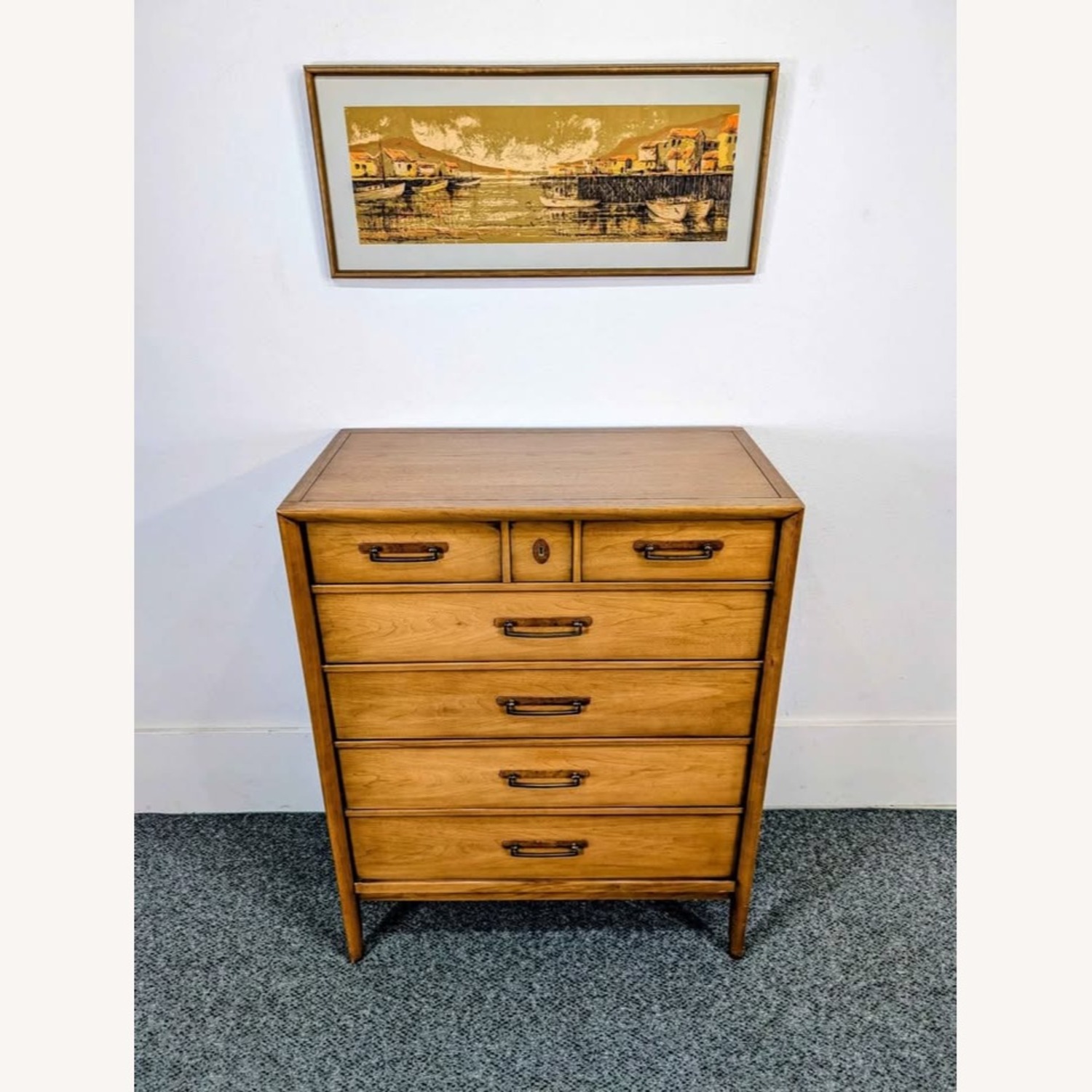 Drexel MCM 5 Drawer Meridian Collection Highboy - image-4