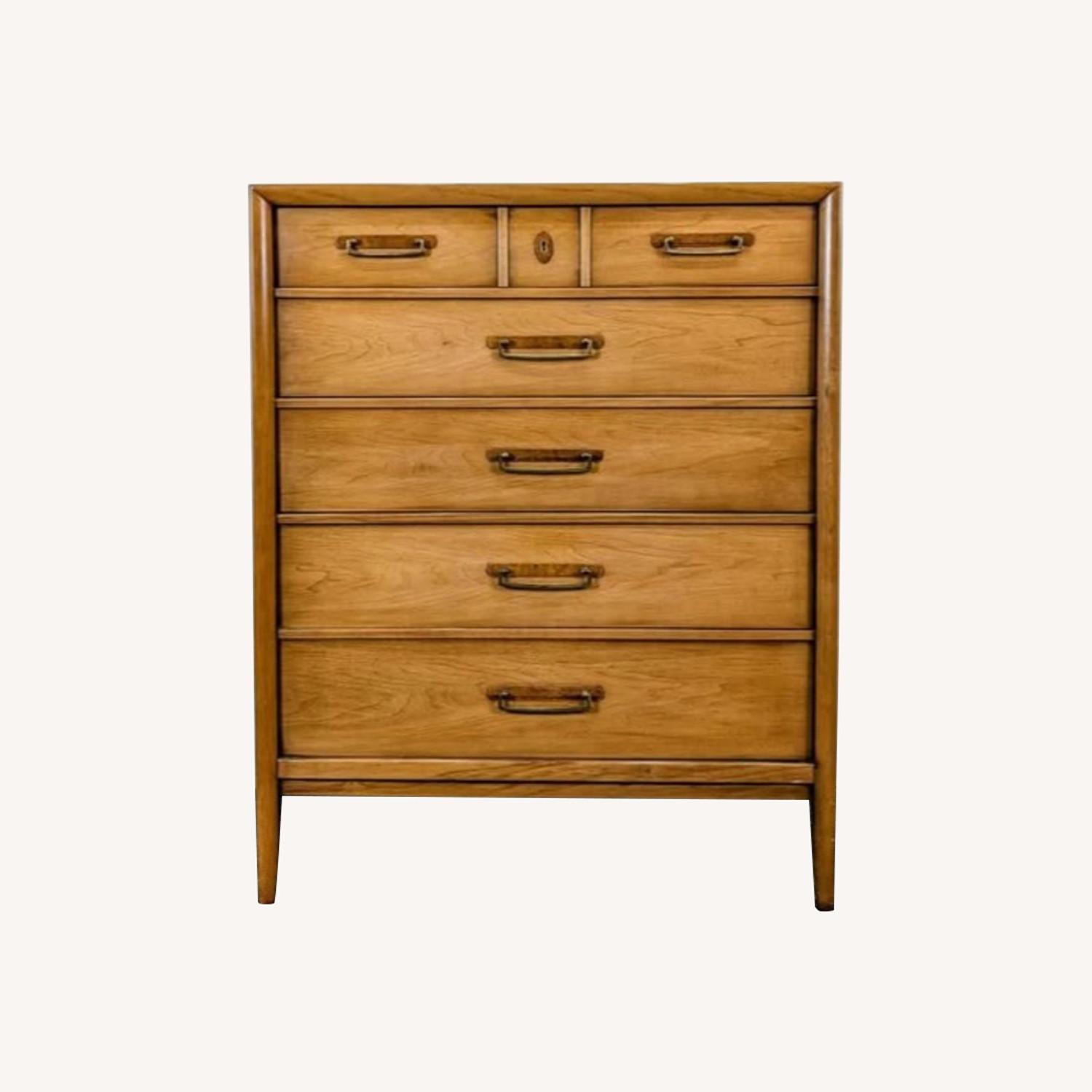 Drexel MCM 5 Drawer Meridian Collection Highboy - image-0