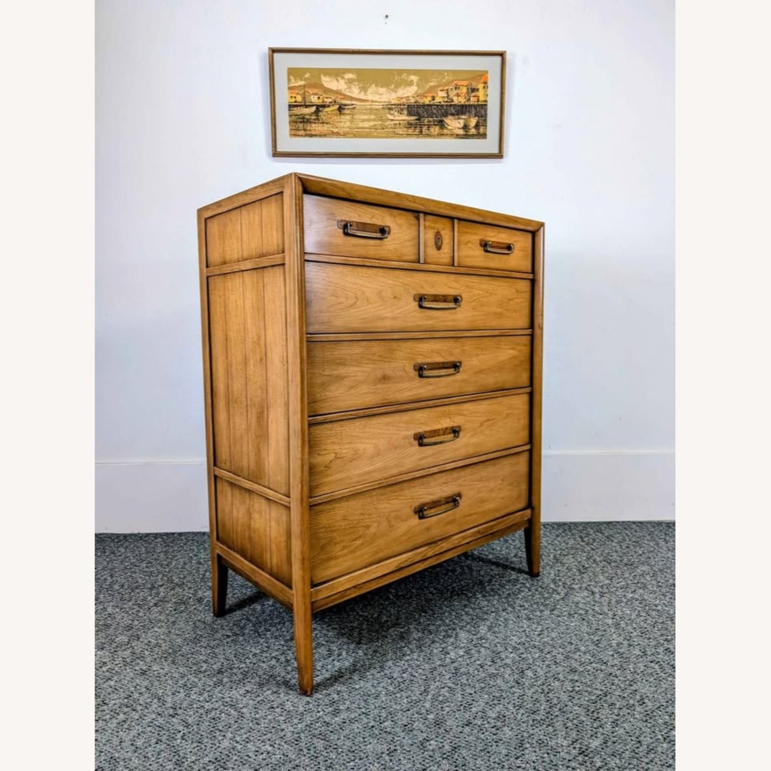 Drexel MCM 5 Drawer Meridian Collection Highboy - image-3