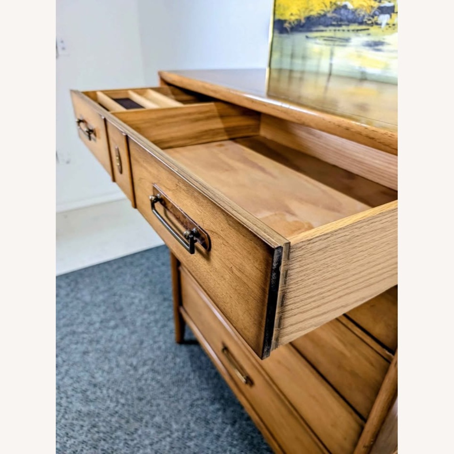 Drexel MCM 5 Drawer Meridian Collection Highboy - image-6