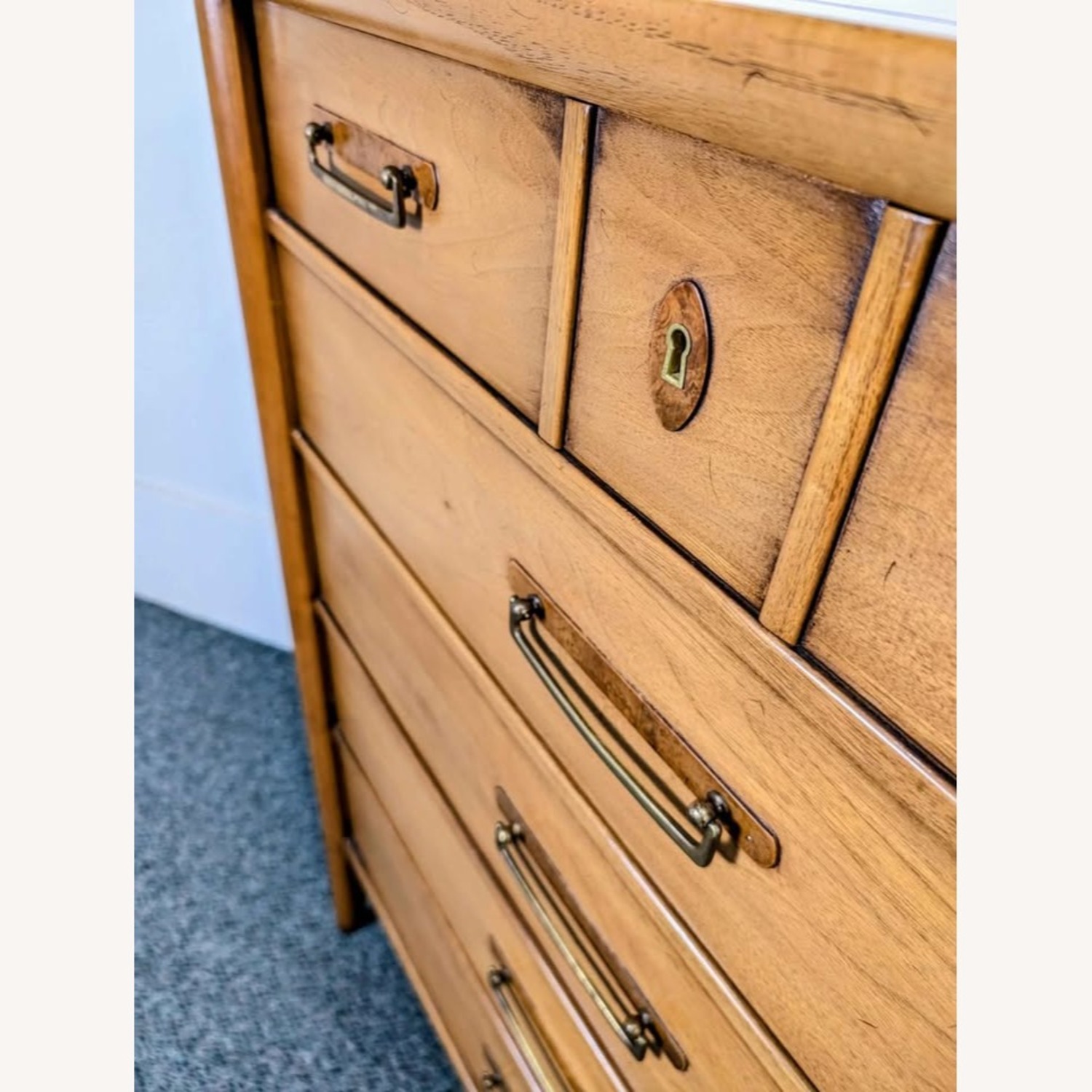 Drexel MCM 5 Drawer Meridian Collection Highboy - image-5