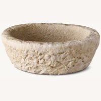 Restoration Hardware Rustic Cast Stone Bowl
