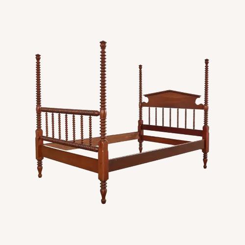Used Davis Cabinet Co. Dark Brown Wood Full Bed for sale on AptDeco