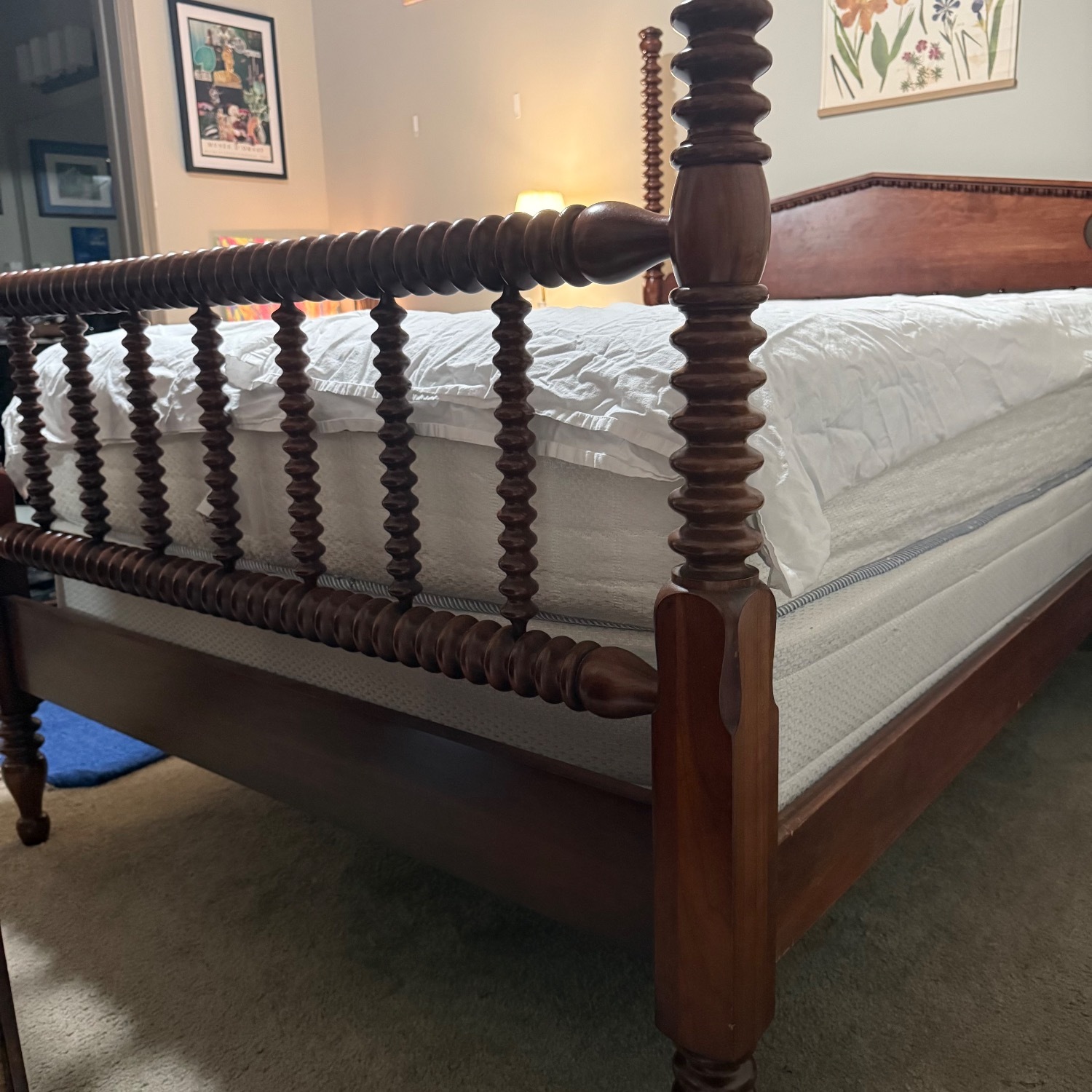 Davis Cabinet Co. Dark Brown Wood Full Bed - image-7