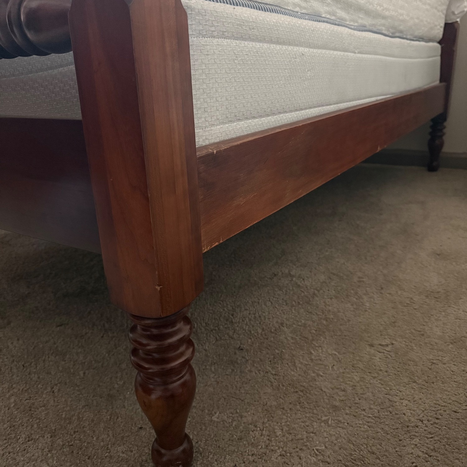 Davis Cabinet Co. Dark Brown Wood Full Bed - image-8