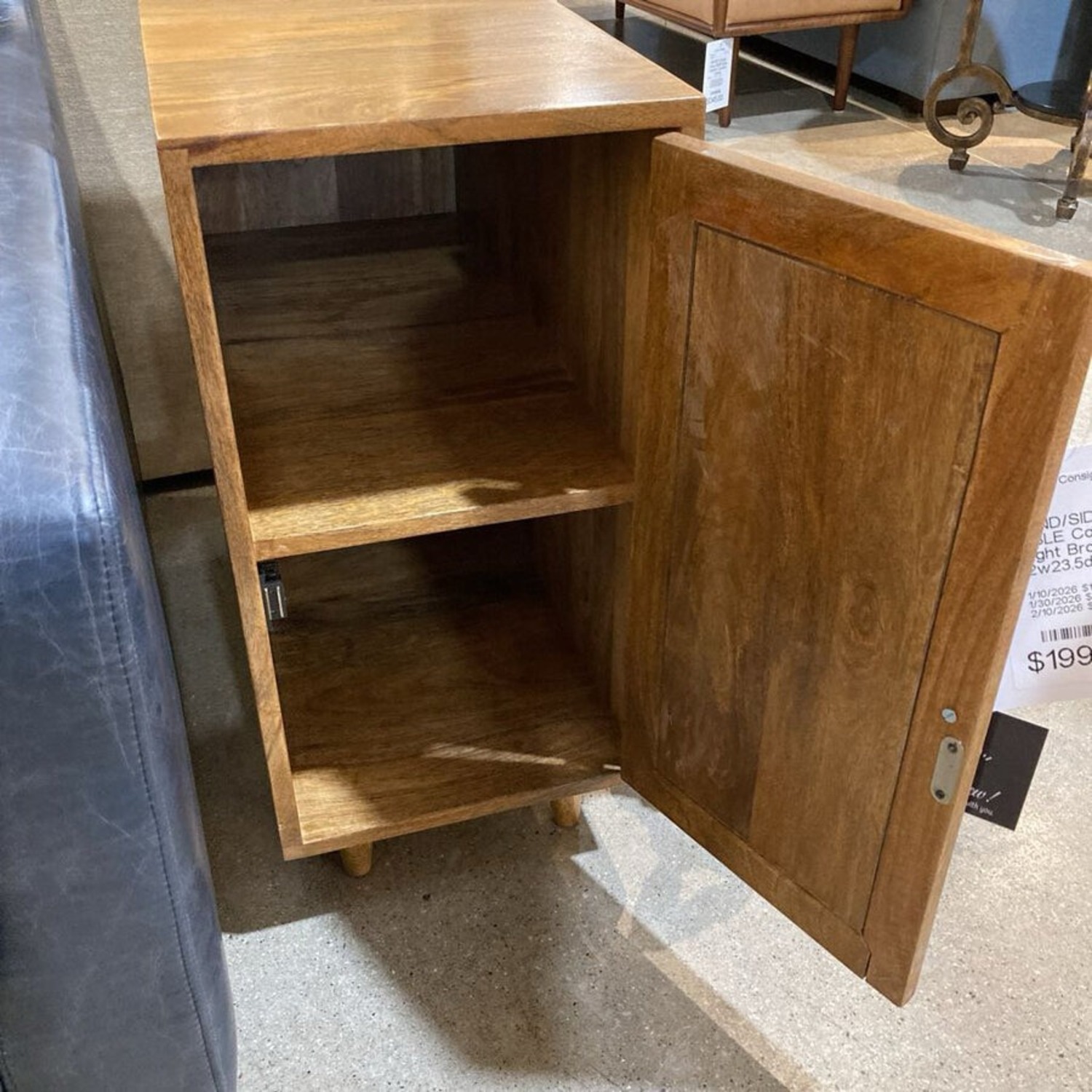 Conrad Side Table Light Brown - image-5