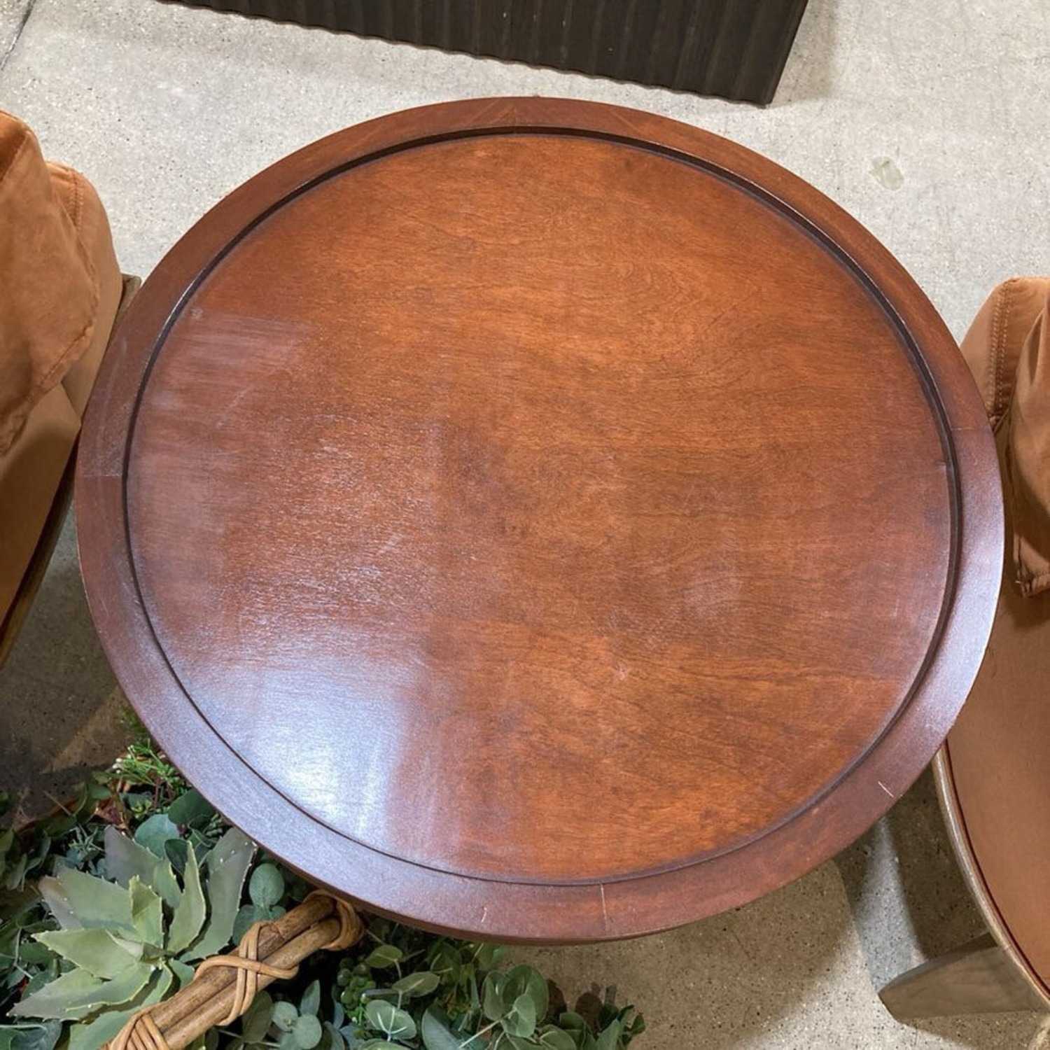 Winslet Round Solid Wood Side Table - image-3