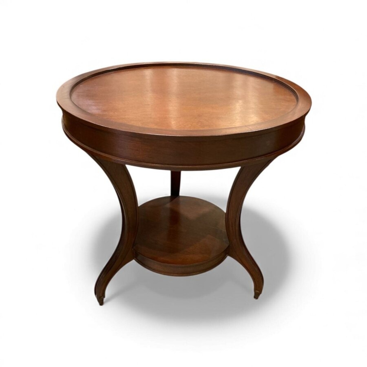 Winslet Round Solid Wood Side Table - image-0
