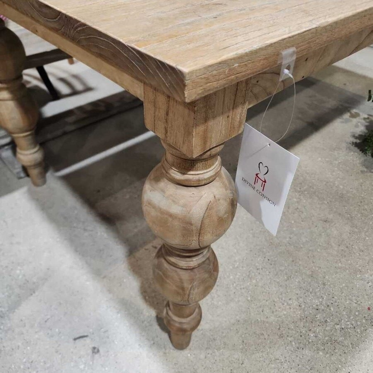 Rectangular Farmhouse Solid Wood Dining Table - image-8