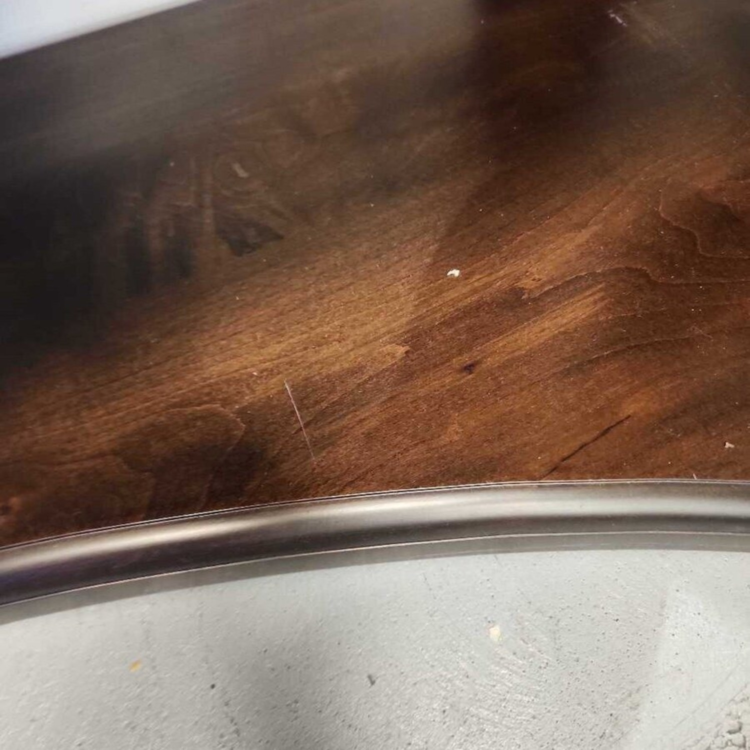 Neoclassical Solid Wood Console Table Espresso - image-6