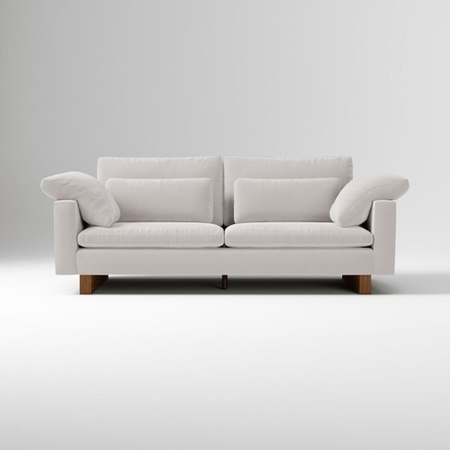 Used West Elm Harmony Petite 82” Frost Grey Sofa for sale on AptDeco