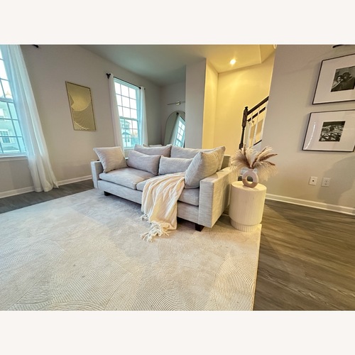 Used West Elm Harmony Petite 82” Frost Grey Sofa for sale on AptDeco